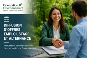 Diffusion d'offres d'emploi, de stage et d'alternance en environnement